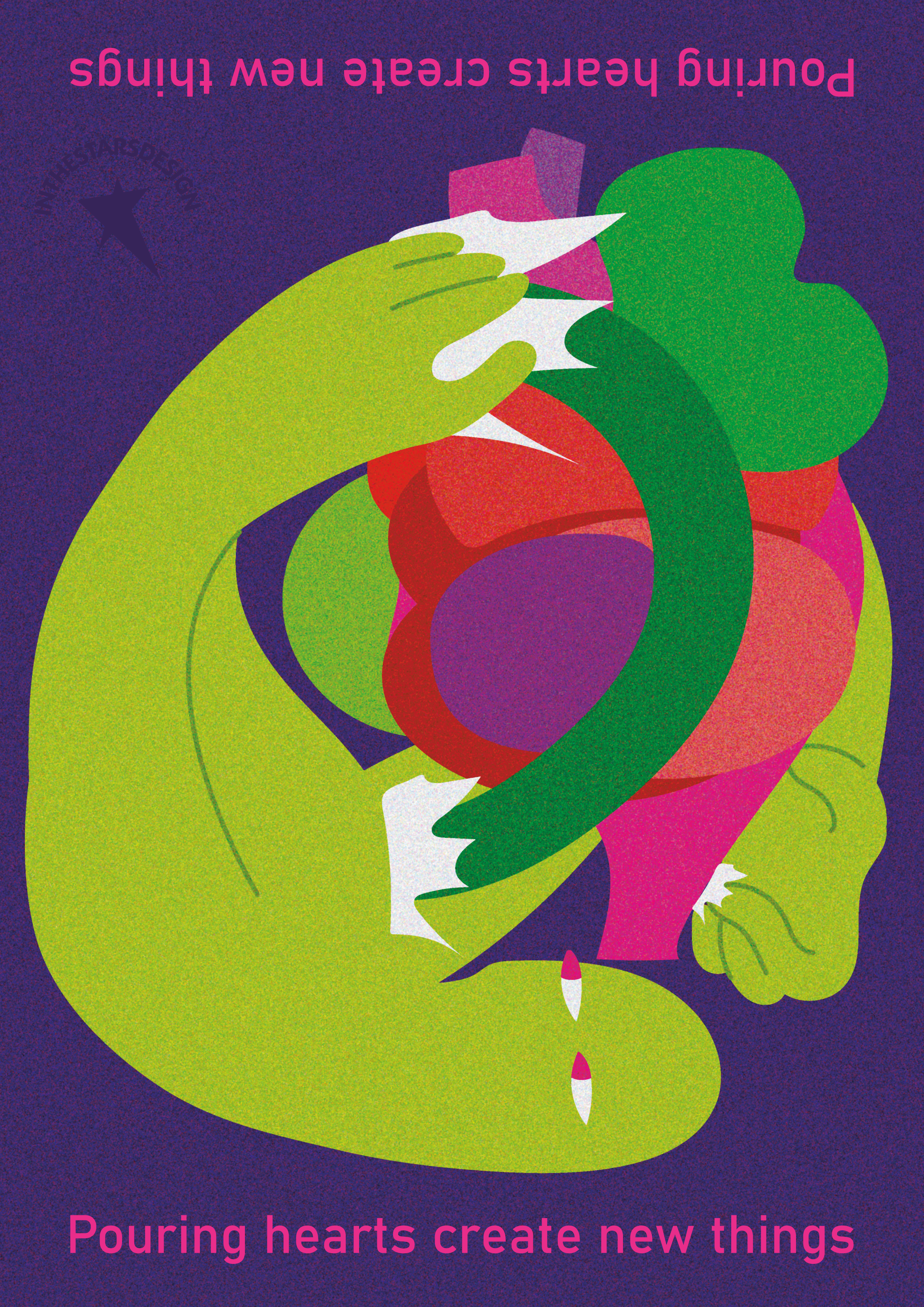 Page de mon fanzine 'Poemes egares'